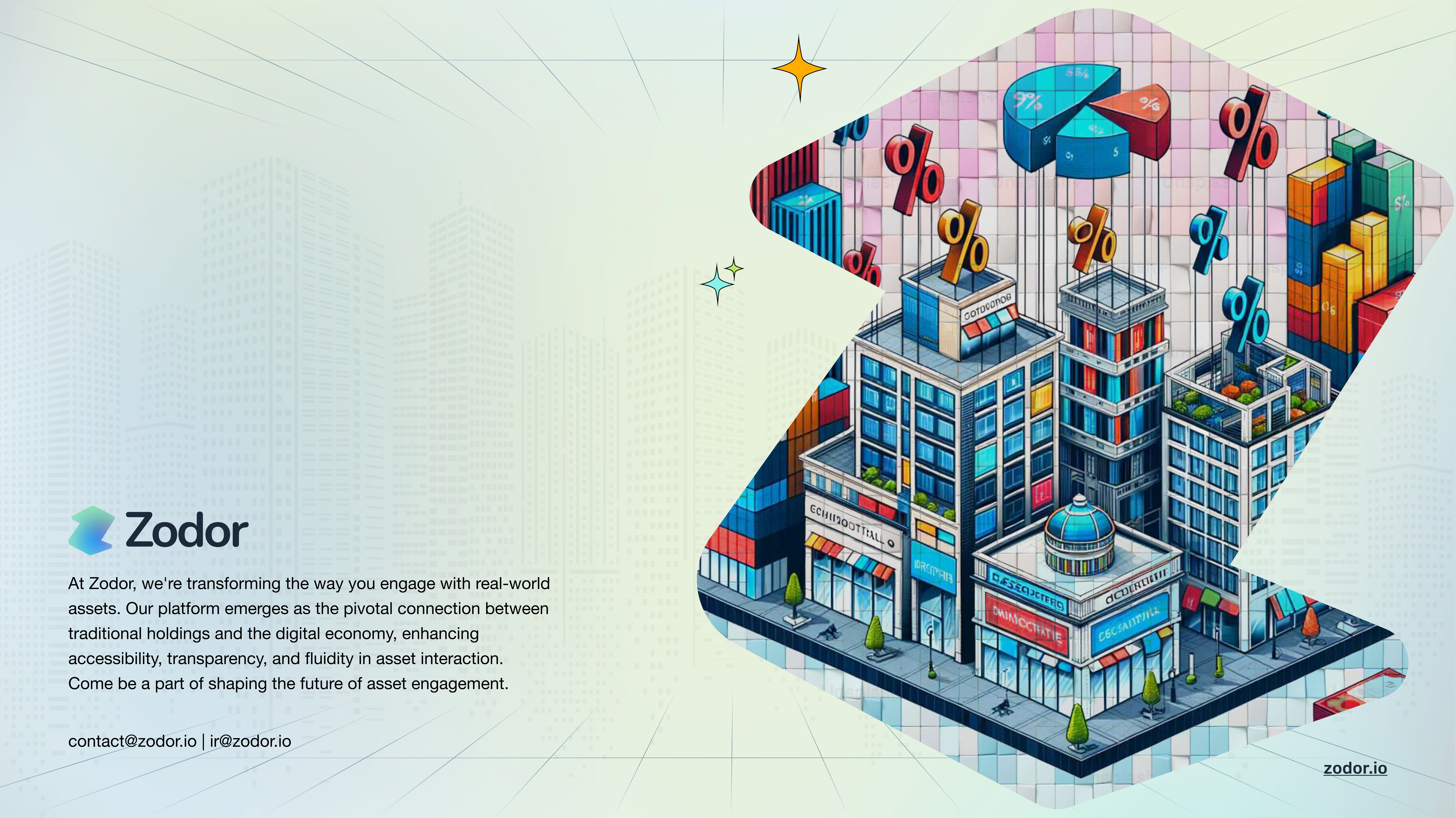 Zodor Logo with company description